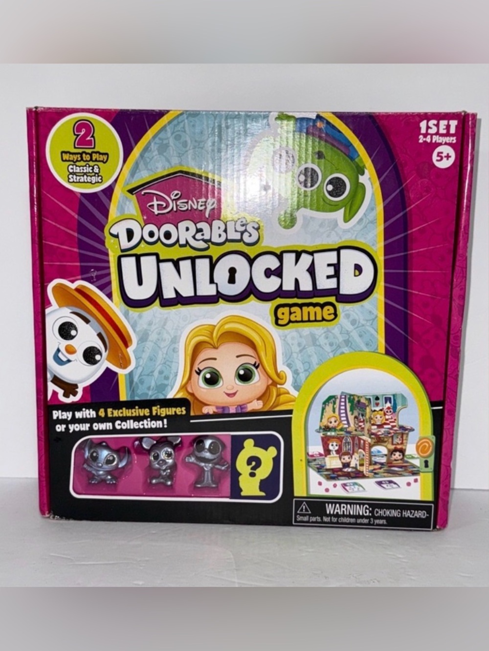 Disney Doorables Unlocked! Board Game – Brand New Sealed with 4 Exclusive Figure